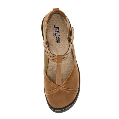 JBU Women's Buttercup Comfort Casual Maryjane Flat