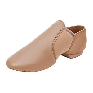 Jazz Shoes for Girls Boys Leather Unisex Slip-On Dance Shoes (Toddler/Little Kid/Big Kid)