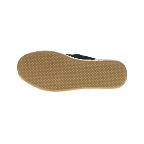 Womens Carolina Mary Jane Espadrille Flats Casual - Black