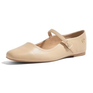 Women's Mary Jane Flat Shoes Comfortable Dress Shoes Ankle Strap Round Toe Retro Faux Leather Slip On Flats