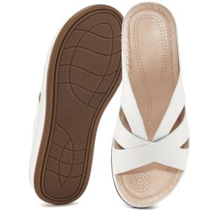 Womens Sandals Wedge Shoes: Dressy Summer Low Platform Slides Comfortable Walking Beach Sandals for Women 2025