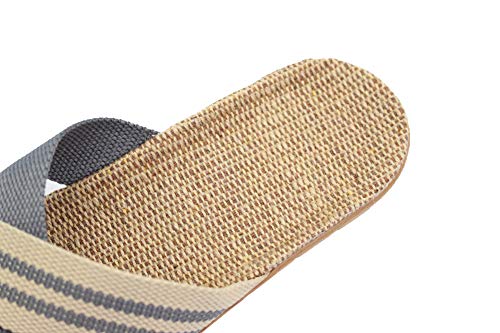 Fashion Unisex Linen Summer Beach Shoes Skidproof Indoor Slippers