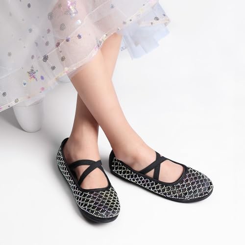 Girls Ballerina Dress Shoes Mary Jane Flats