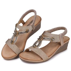 Womens Sandals Wedge Low: Wedge Sandal Women Dressy Summer